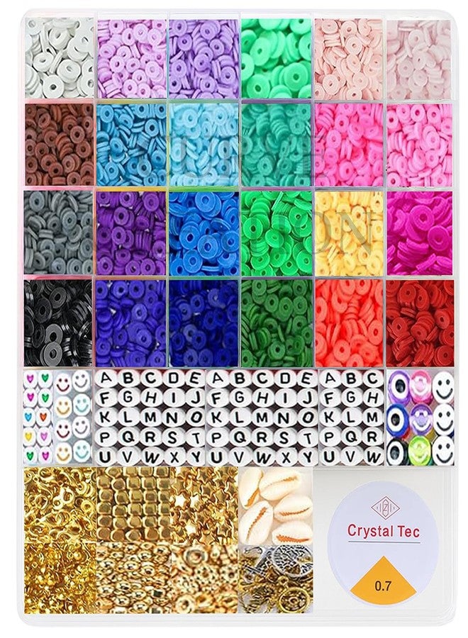 curve creation Bracelet Making Set | Jewellery Making Kit | Beading Kit with Beads | Friendship Bracelet Kit with Pendants, Crystal Star Flower Hair Set for DIY Jewelry Crafts (Multicolor Big) - Image 2