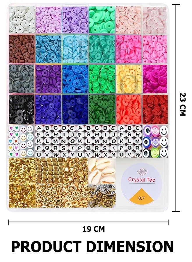 curve creation Bracelet Making Set | Jewellery Making Kit | Beading Kit with Beads | Friendship Bracelet Kit with Pendants, Crystal Star Flower Hair Set for DIY Jewelry Crafts (Multicolor Big) - Image 3