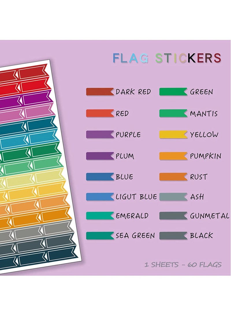 SYOSI Budget Binder Planner A6 Pu Leather Notebook Clear Pockets 12 Pcs Expense Sheets Various Sticker Labels Saving For Budgeting - Image 5