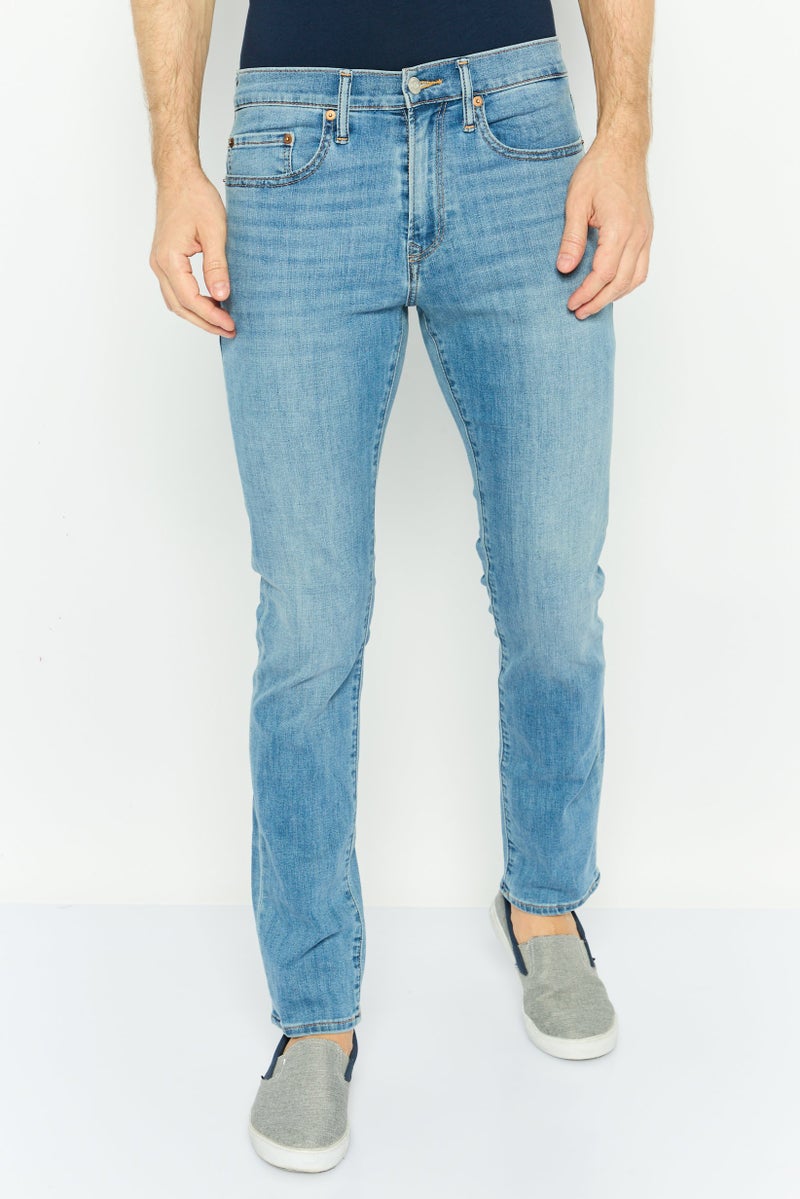 GAP Men Slim Fit Wash Stretchable Denim, Blue - Image 1