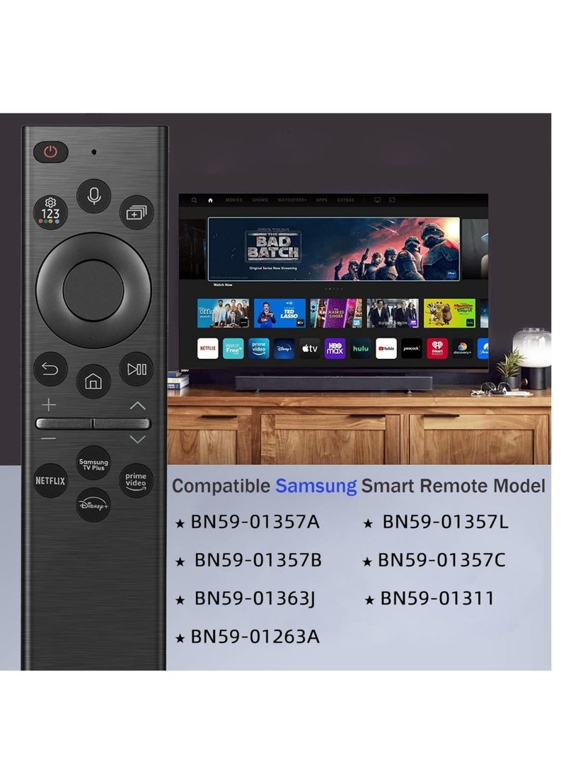 Voice Remote Control Replacement for Samsung Smart TV Remote Controller with Voice Function, Replacement for Samsung Crystal UHD QLED 4K 8K Smart TVs(2020/2021/ 2022) - Image 3
