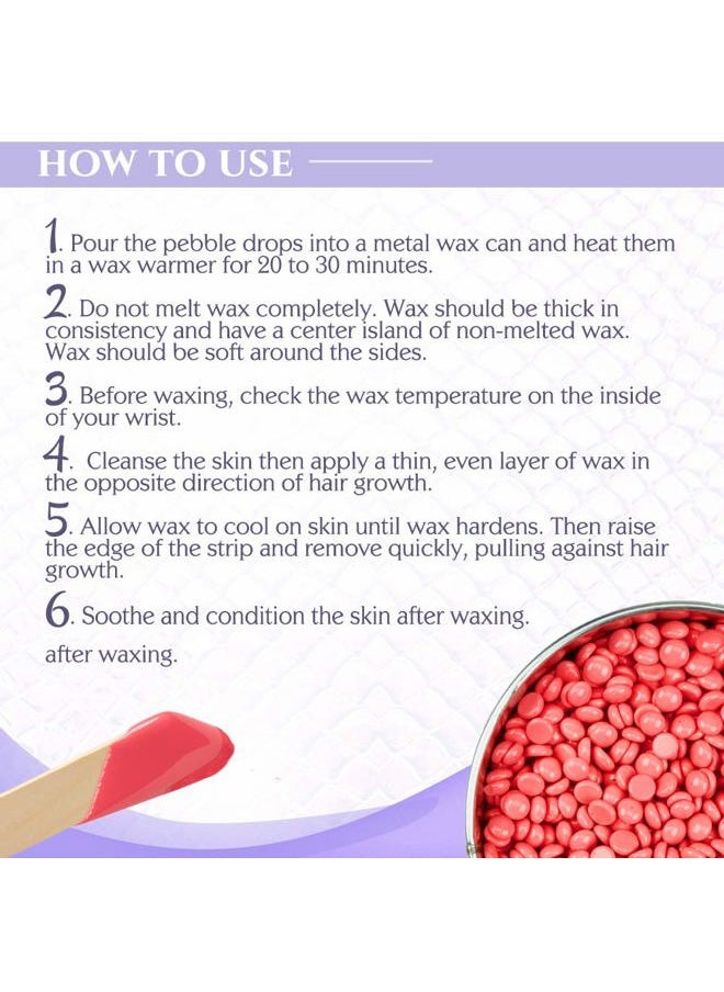 Satin Smooth Satin Smooth Wild Cherry Pebble Wax | Hard Wax With Vitamin E | Great For All Skin Types And Delicate Areas, 35 Oz.  - Image 5