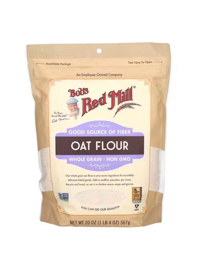 بوبز ريد ميل دقيق الشوفان من بوبز ريد ميل، حبوب كاملة، 20 أونصة (567 جم)