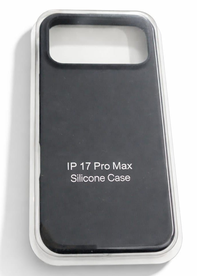 iPhone 17 Pro Max Silicone Case – Soft Liquid Silicone Shockproof Protective Phone Cover with Microfiber Lining, Anti-Scratch Slim Protective Case for iPhone 17 Pro Max- Grey - Image 3