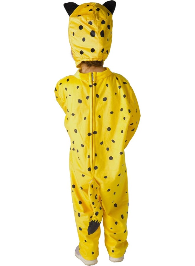 Ciao زي ليو الرسمي للأطفال 3-4 سنوات | بدلة كرتونية مرخصة وقبعة | زي تنكري للأولاد والبنات للهالوين، الكرنفال ولعب الأدوار - Image 3