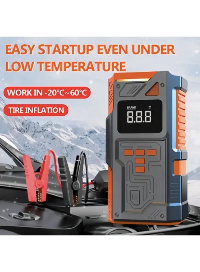 Car Jump Starter Kit with 150 PSI Air Pump Emergency Power Box - Image 3