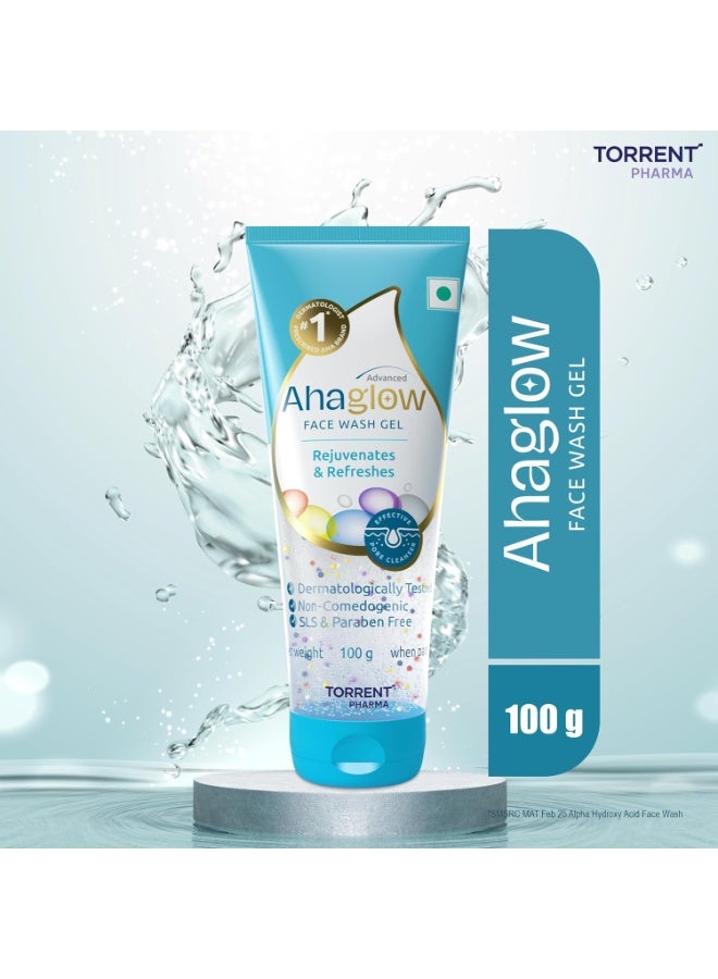 Ahaglow Advanced Face Wash Gel, Daily Gentle Cleansing Formula For Normal And Oily Skin, 100 G - Image 4