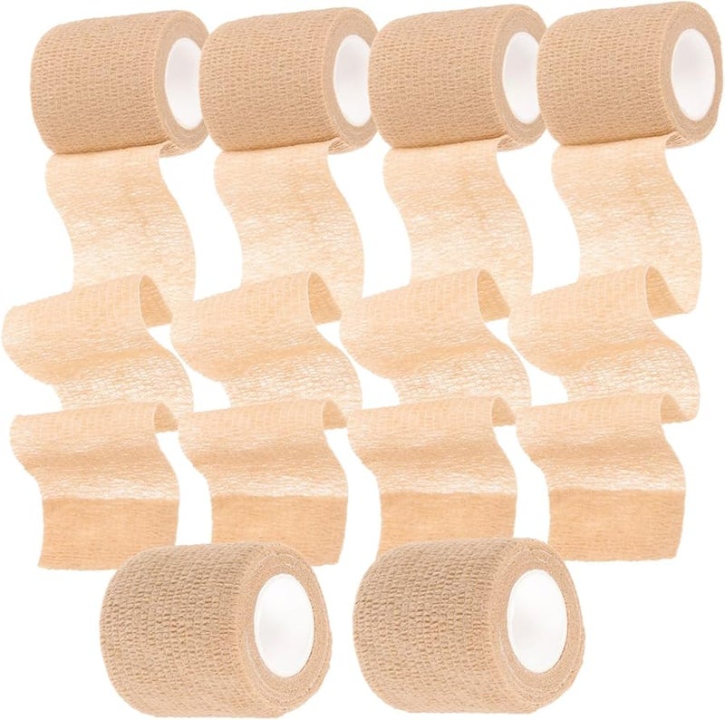 Safigle 6 لفات ضمادات مرنة ذاتية اللصق لفافة قابلة للتنفس لدعم الركبة والرسغ للرياضة واللياقة البدنية - Image 2