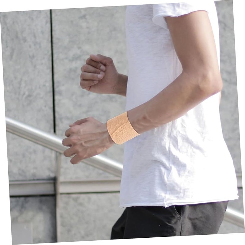 Safigle 6 لفات ضمادات مرنة ذاتية اللصق لفافة قابلة للتنفس لدعم الركبة والرسغ للرياضة واللياقة البدنية - Image 5