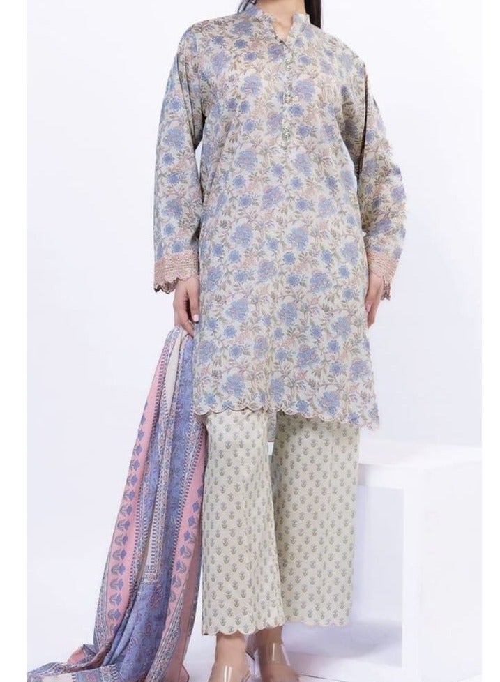 khaadi khaadi Pakistani Embroidered Lawn Dress Best Price UAE
