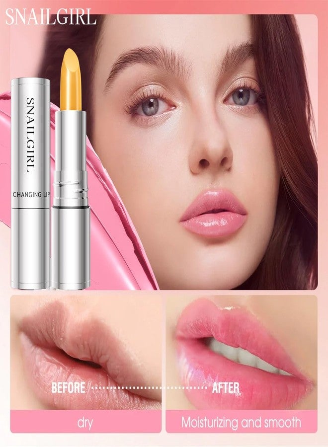 Color Changing Lipstick Set, Naturally Hydrating Long Lasting Lipstick,Temperature Change Moisturizer Lip Stick, Magic Color Change Lip Gloss Smudge Proof Nutritious Balm Tinted (Red Cherry) - Image 3