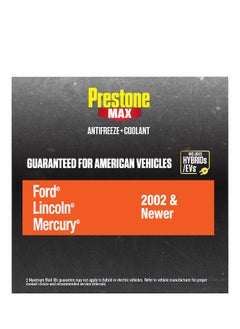 Prestone Prestone® MAX American Vehicles (Orange) Antifreeze + Coolant  - Image 4