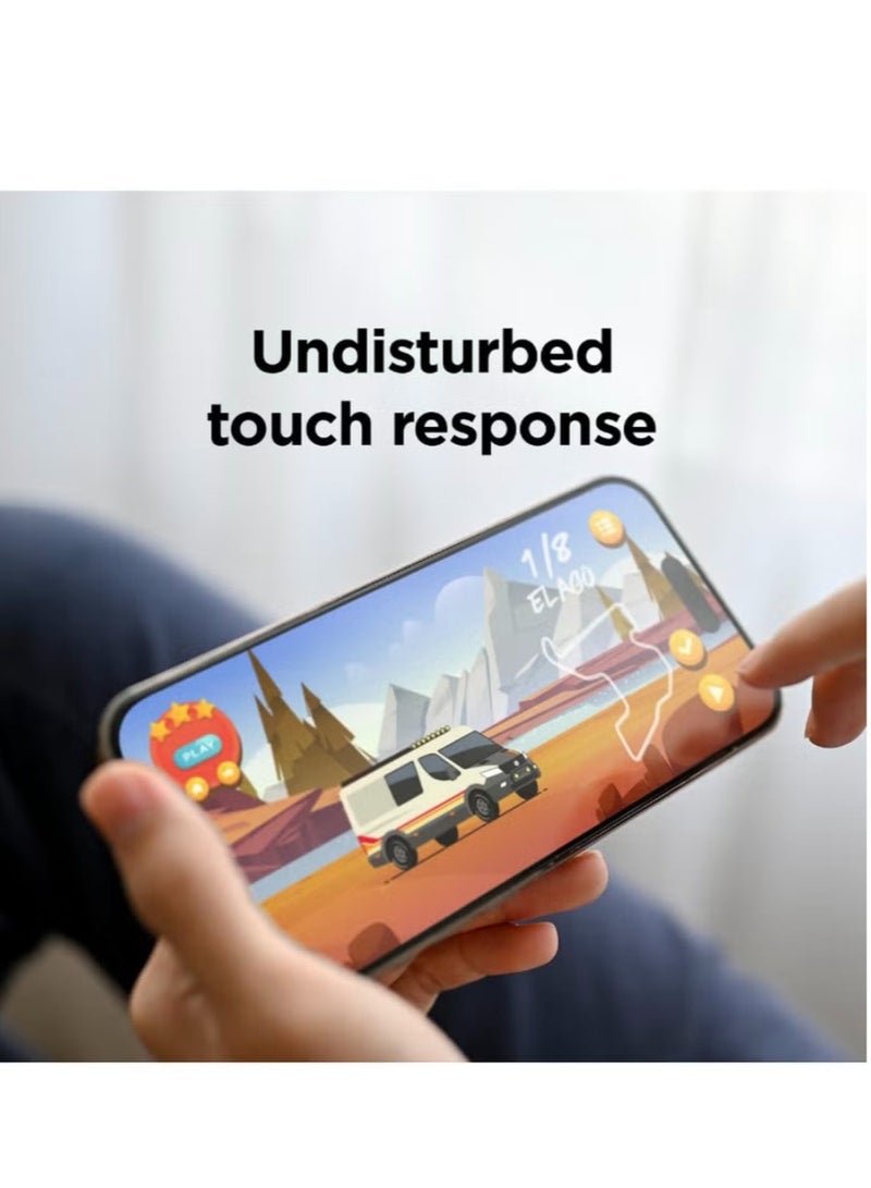 Original Privacy Screen Protector for Samsung Galaxy A05 – Anti-Static Tempered Glass with ESD Privacy, 9H Hardness, Anti-Peep, Dust-Proof, Super Smooth Touch - Image 4