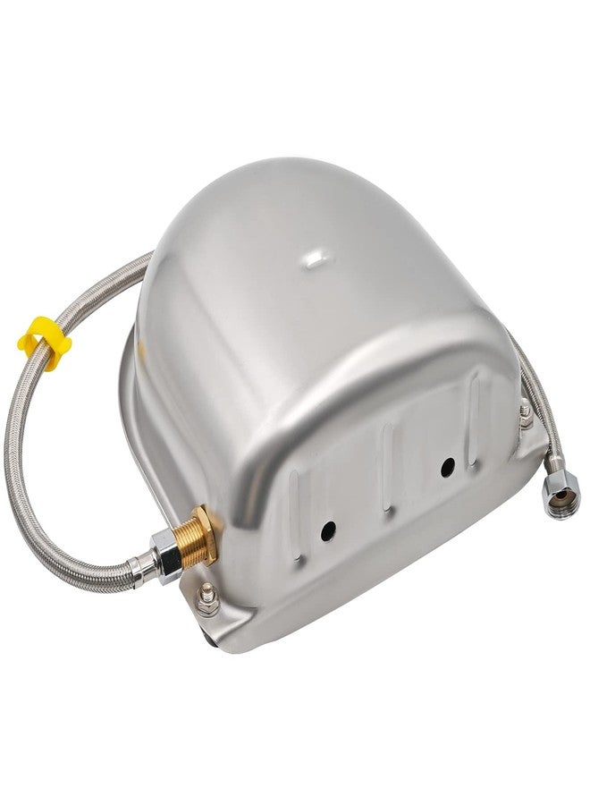 MUDUOBAN Automatic Water Dispenser for Dog Chicken Waterer Outdoor Dog Water Bowl Dispenser 304 Stainless Steel Feeder for Pets,Include Water Pipe and 3/4" Faucet - Image 5
