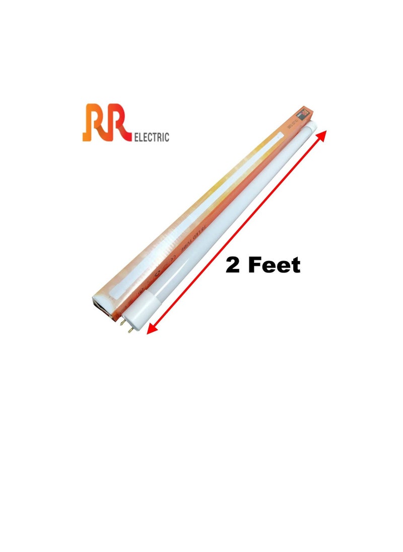 RR - RR Lighting 2 Feet LED Tube Light 9W 230V, Fluorescent LED Tube Soft Light with Zero UV 90l/w | Suitable for Home Dining, Living, Office - Daylight 6500K (Replacement LED Tube) - Image 1