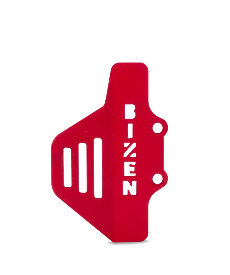 Bizen RE Interceptor 650 Rear Brake Master Cylinder Guard - Red - Image 1