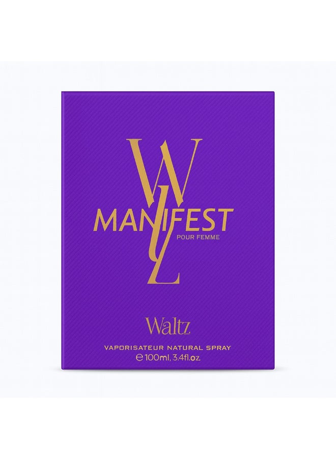 Waltz عطر والتز مانيفست بور فام للنساء – أو دو برفيوم 100 مل - Image 1