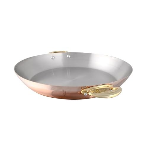 Mauviel M'Heritage 150 B Copper Round Pan With Brass Handles, 4.7-In - Image 3