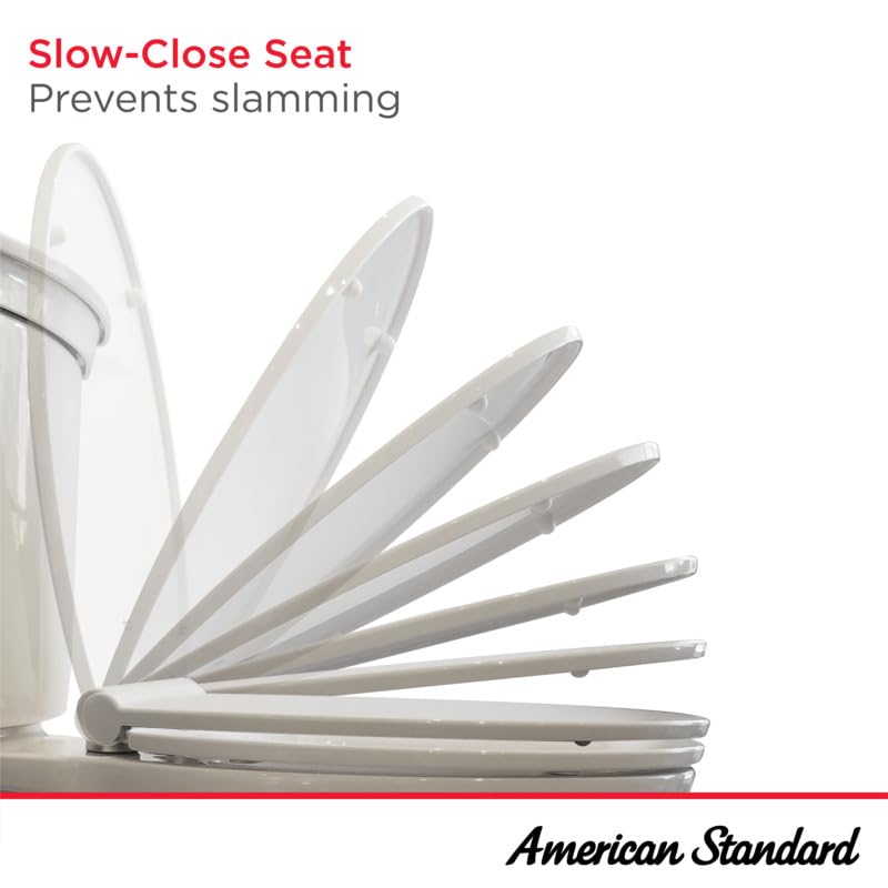 American Standard 5320B65CT.020 Champion Slow-Close Round Front Toilet Seat, White - Image 5