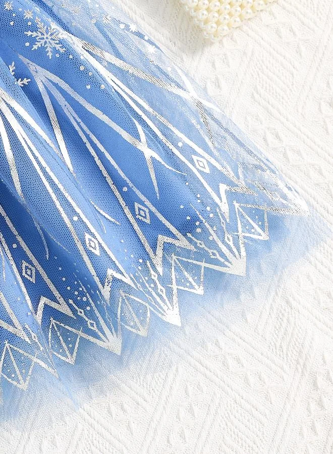 Take Two  Girls Mesh Tulle Snowflake Print Dress for Women | Best Price UAE