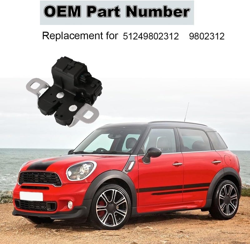 zayody Trunk Lid Lock Latch for Mini R60 Countryman & BMW i8 - Replacement for 51249802312 - Image 2