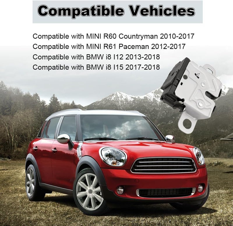 zayody Trunk Lid Lock Latch for Mini R60 Countryman & BMW i8 - Replacement for 51249802312 - Image 3