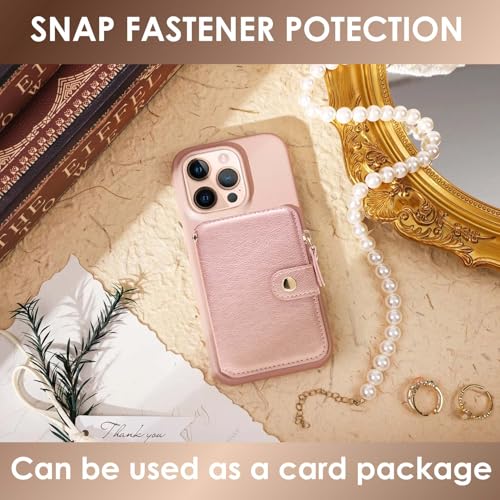 M-Plateau Foldable Phone Wallet，iPhone Card Holder Stick On with Flexible Zipper Coin Purse Multifunctional Kickstand Design, Fits 6.1 and Above Leather or Smooth Surface Phone case - Image 4