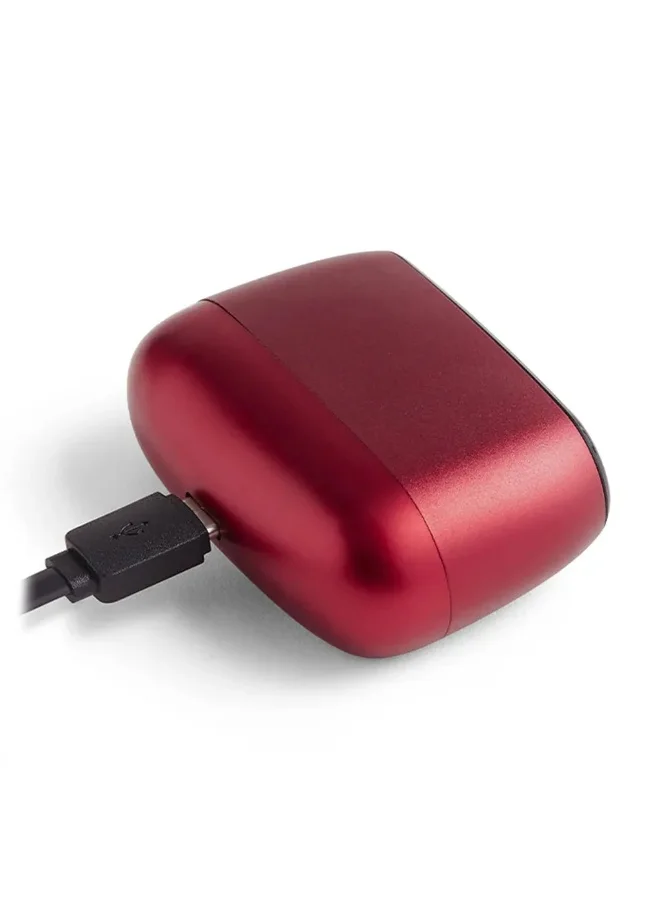 LEXON DARK RED Minut Compact Alarm Clock With LCD Screen  | Best Price UAE