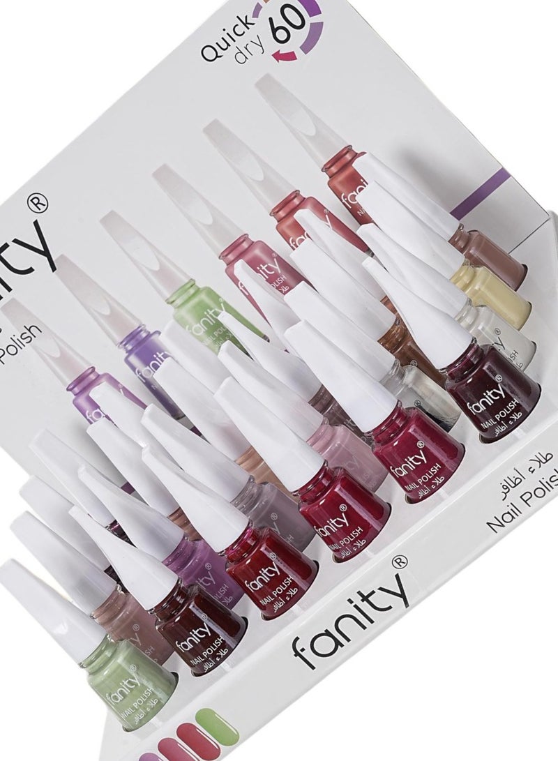 FANITY 24-color nail polish set