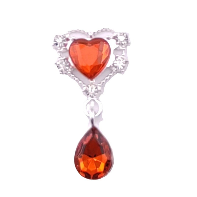 Heart Hollow Rhinestone Pendant DIY for Shoes, Clothing, Headwear, Bags, Hair Accessories Wholesale - Image 4