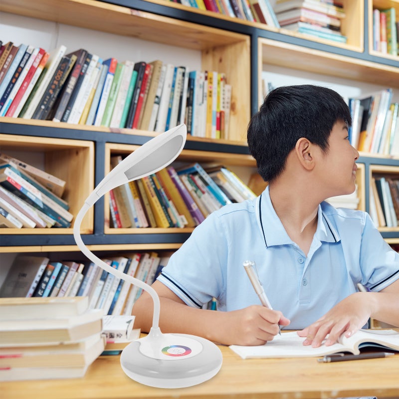 Control Desk Lamp Dimmable Table Lamp with USB Charging Port and RGB Light - Image 3