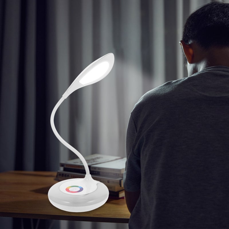 Control Desk Lamp Dimmable Table Lamp with USB Charging Port and RGB Light - Image 2