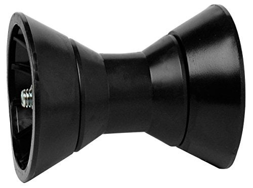 Tie Down مجموعة أسطوانة رولر هول سافير من تاي داون إنجينيرينغ PVC مع أجراس نهاية | رولر قوس أسود 3 بوصة مع عمود 1/2 بوصة | قطع غيار وإكسسوارات مقطورة القوارب | رولرات قوارب بديلة للمقطورة - Image 3