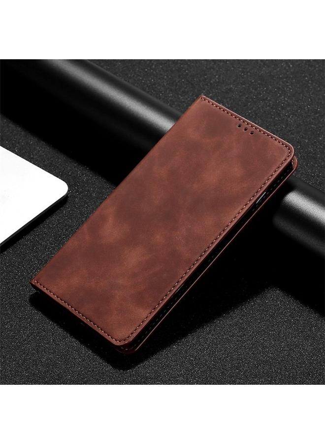S-TOP Case For Motorola Moto G85 5G Skin Feel Magnetic Leather Phone Case - Image 2