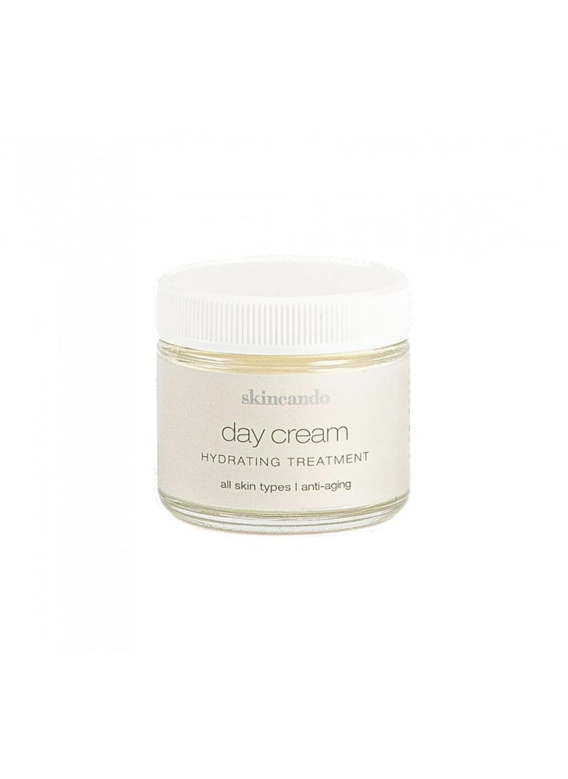 Skincando - Day Cream Intensive Face Moisturizer Soothing  Nourishing Moisturizing Face Cream Plumping Anti Aging With Organic Apricot Kernel Oil Lavender Essential Oil Organic Hibiscus Flower Tea 2oz - Image 1