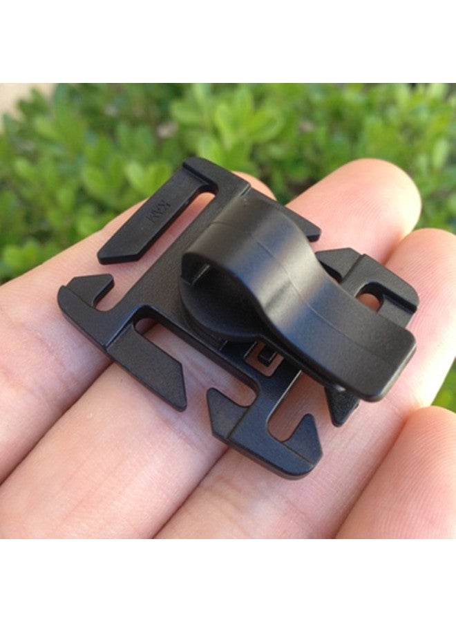 Water Bag Clip Angle Adjustable Universal Water Bag Tube Water Pipe Clip With MOLLE Webbing Safety Buckle-Series:Black  - Image 1