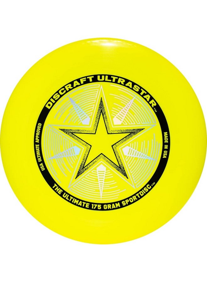 ديسكرافت قرص رياضي Ultrastar أصفر من Discraft 175 جرام