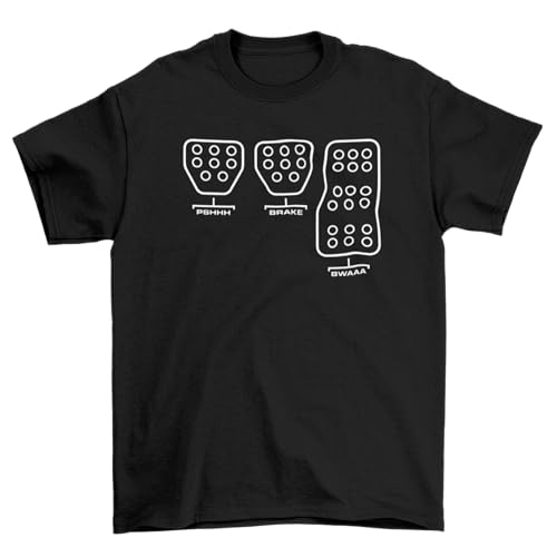 STYLN Subie Pedal Shift Diagram T-Shirt (Medium) Black - Image 1