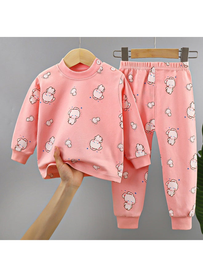 Children's Underwear Set Pure Cotton New Boys' Home Clothes Baby Girls' Autumn Clothes And Long Pants Kidsren's Clothing Processing And Customization