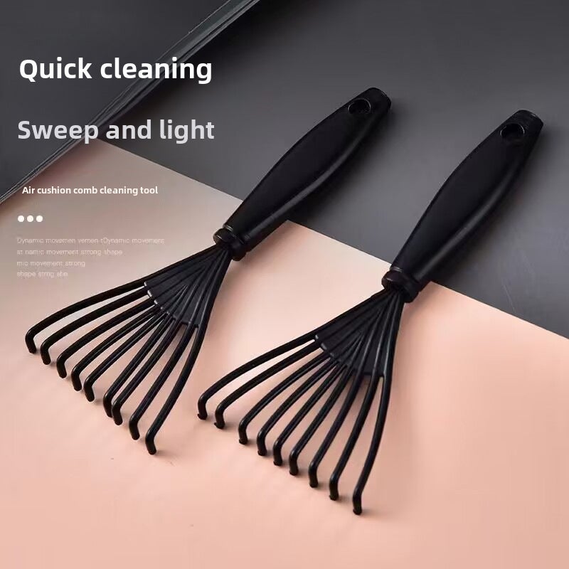 Generic Green Air Cushion Comb for Curls Black clean grip 