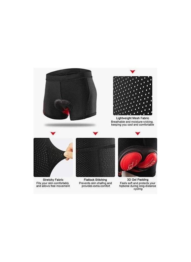 Gel - Men's Cycling Underwear Cycling Tights With 3D Gel Pad Breathable Compression Cycling Underwear Road Bike Bicycle Mtb Shorts - Image 1