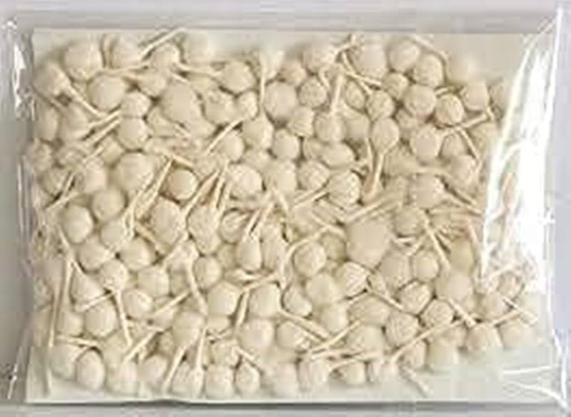 On Blow Pure Cotton Round Wicks Diya Batti/Phool Batti for Pooja Aarti Off-White Color (Pack of 150) - Image 5