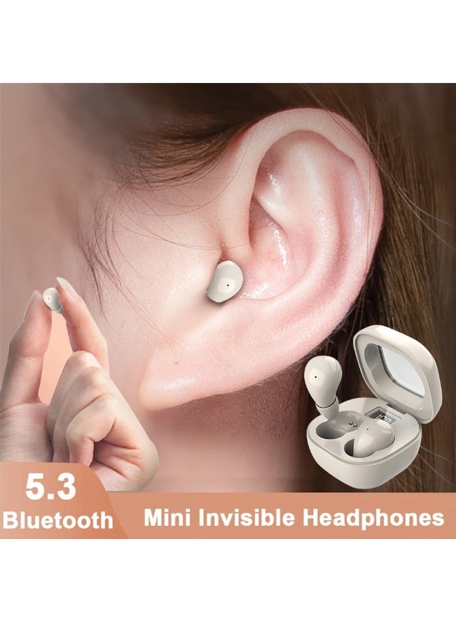 New Mini Invisible Wireless headphones, ultra-small invisible headphones, ultra-long standby, with a microphone, men and women general-purpose - Image 2