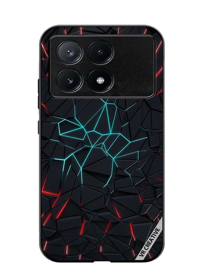VR CREATIVE Protective Case Cover For Xiaomi Poco X6 Pro Abstracts Design Multicolour - Image 1