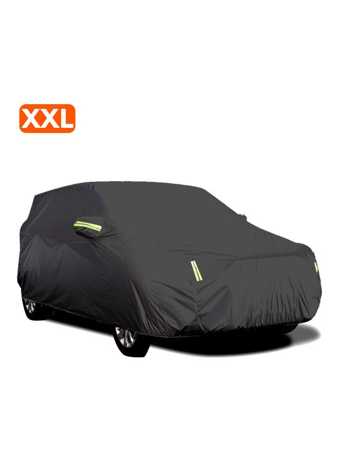 إسكدنيا غطاء كامل لسيارة سيدان للحماية من أشعة الشمس مع شريط عاكس - Image 2