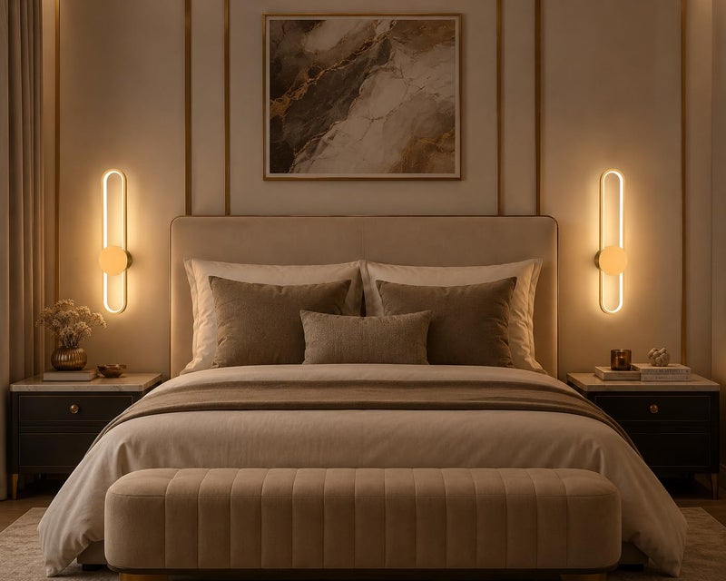 FILLISKA Led Wall Highlighter Light, 3-in-1 Colour Changing, Luxurious Wall Decor (12 Watt Classic Gold-398) - Image 3
