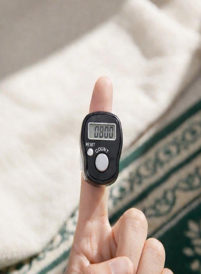 DERIKO Digital Finger Counter - Electronic Hand Tally Counter with Adjustable Strap, LCD Display & Reset Button | Portable Japa Counter for Chanting, Meditation, Sports & Score Tracking (Pack of 3) - Image 3
