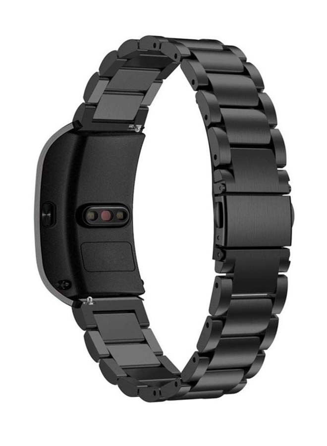 NIBEMINENT Metal Replacement Band For 18mm Watches Black - Image 1