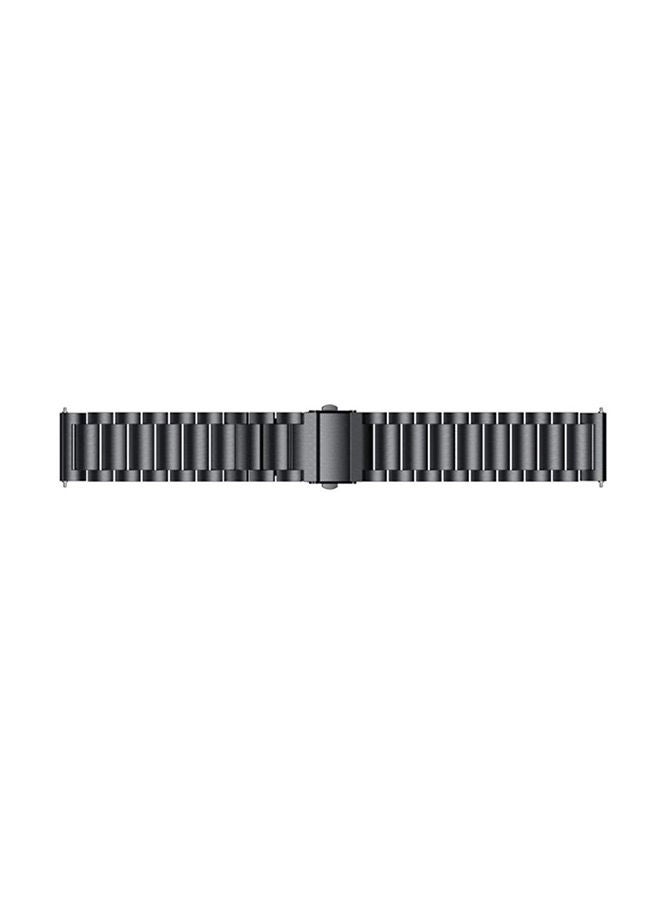NIBEMINENT Metal Replacement Band For 18mm Watches Black - Image 4
