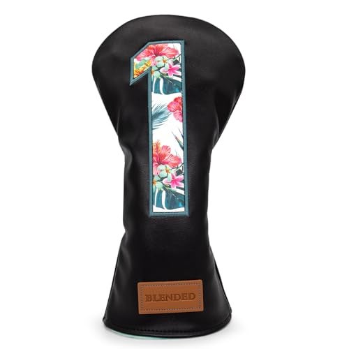 BAIRBRE Golf Club Covers Black Putter Cover Driver Covers Fairway Wood Headcover Hybrid Covers 3 Wood Headcovers Leather Mallte Putter Cover Golf Headcover for All Brand - Image 1